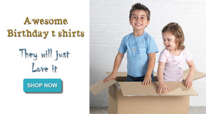 Childrens' Rhinestone Embellished Birthday T Shirts