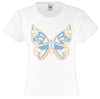 Butterfly Hotfix Rhinestone Transfer Diamante Motif, Iron-on Applique