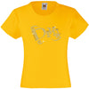 DIVA RHINESTONE EMBELLISHED T-SHIRT ELEGANT GIFT FOR GIRLS