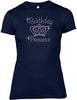BIRTHDAY PRINCESS RHINESTONE EMBELLISHED T-SHIRT FOR LADIES