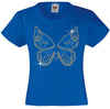 Butterfly Hotfix Rhinestone Transfer Diamante Motif, Iron-on Applique