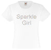 SPARKLE GIRL RHINESTONE EMBELLISHED T-SHIRT ELEGANT GIFT FOR GIRLS