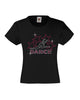 DANCE WITH 4 STARS RHINESTONE EMBELLISHED T SHIRT ELEGANT GIFT FOR GIRLS