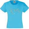 DIVA RHINESTONE EMBELLISHED T-SHIRT ELEGANT GIFT FOR GIRLS