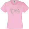 DIVA RHINESTONE EMBELLISHED T-SHIRT ELEGANT GIFT FOR GIRLS