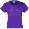 BIRTHDAY ENTOURAGE GIRLS T SHIRT RHINESTONE EMBELLISHED BIRTHDAY T SHIRT, ELEGANT GIFT FOR THEIR BIG DAY