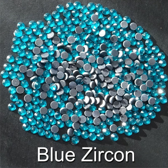 BLUE ZIRCON - TSS Bulk Wholesale Hotfix Iron on Rhinestone Flatback Premium Quality
