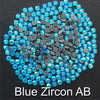 BLUE ZIRCON AB - TSS Bulk Wholesale Hotfix Iron on Rhinestone Flatback Premium Quality