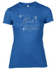 BRIDE'S BITCHES RHINESTONE EMBELLISHED HEN DO PARTY T SHIRT FOR LADIES