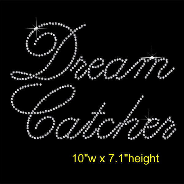 Dream Catcher Hotfix Rhinestone Transfer Diamante Motif, Iron-on Applique