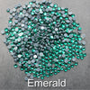 EMERALD - TSS Bulk Wholesale Hotfix Iron on Rhinestone Flatback Premium Quality