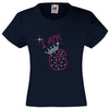 I am 6 Girls T Shirt, Rhinestone Embellished Birthday T Shirt, Elegant Gift for their big day