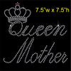 Queen Mother Hotfix Rhinestone Transfer Diamante Motif Iron on Applique