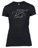 SISTER OF THE BRIDE RHINESTONE EMBELLISHED HEN DO PARTY T-SHIRT FOR LADIES