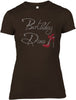 BIRTHDAY DIVA RHINESTONE EMBELLISHED T-SHIRT FOR LADIES