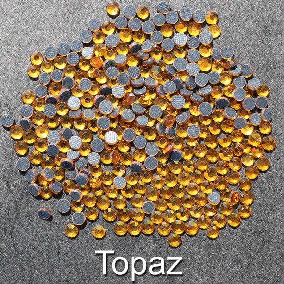 TOPAZ - TSS Bulk Wholesale Hotfix Iron on Rhinestone Flatback Premium Quality