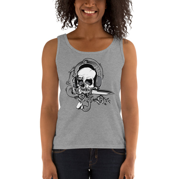 Ladies' Classic Tank top, Skull design code: 150