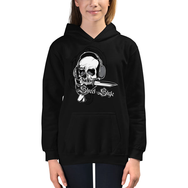 Girls Hoodie, Skull Design code: 150