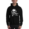 Men's Hooded Sweatshirt, Skull design code: 150