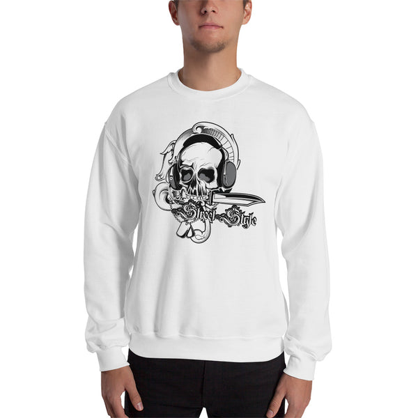 Men's Sweatshirt, Skull design code: 150