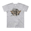 Boys Short Sleeve T-Shirt, Skull design code: 175