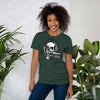 Short-sleeve T-Shirt for women, Skull design code: 150