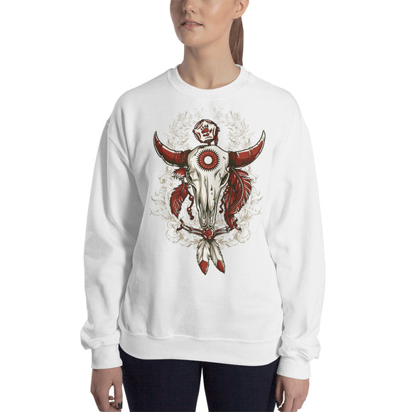 Ladies' Sweatshirt, Skull Design code: 663