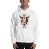 Men's Hooded Sweatshirt, Skull design code: 663