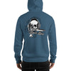 Men's Hooded Sweatshirt, Skull design at the back code: 150