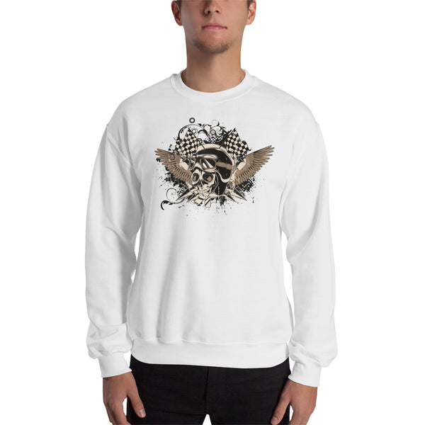 Men's Sweatshirt, Skull design code: 175