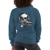 Ladies Hooded Sweatshirt, Skull design at the back code: 150