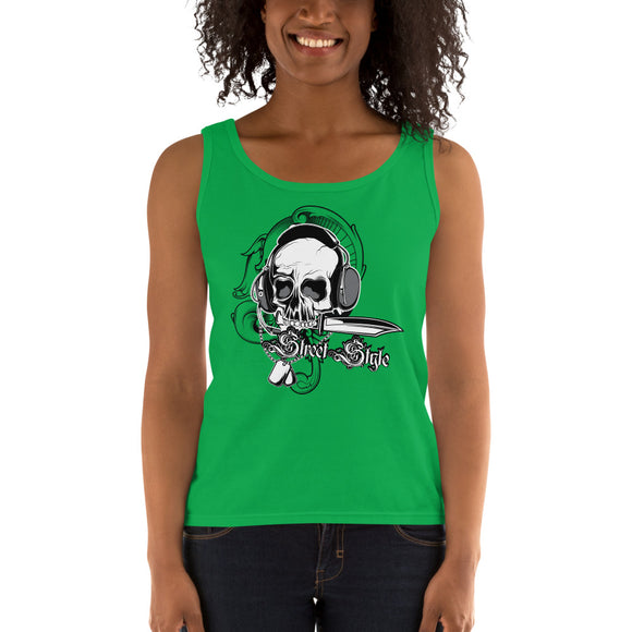 Ladies' Classic Tank top, Skull design code: 150