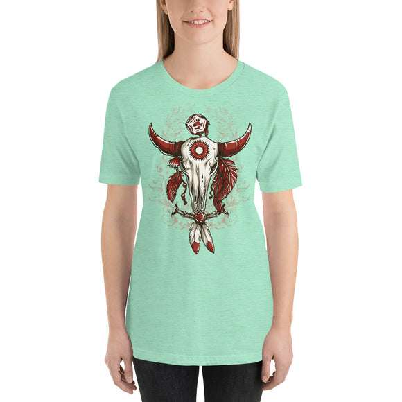 Short-Sleeve T-Shirt for Women, Skull design code: 663