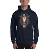 Men's Hooded Sweatshirt, Skull design code: 663