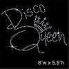 Disco Queen Hotfix Rhinestone Transfer Diamante Motif, Iron on Applique